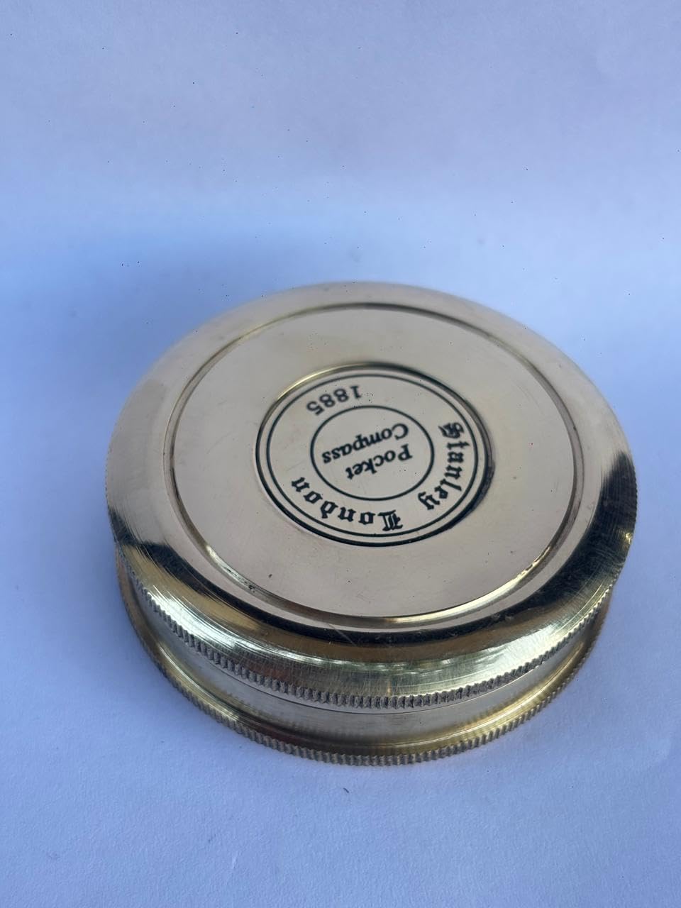 1885 Vintage Brass Directional Compass - Antique Nautical Pocket Compass for Camping, Hiking, Travel, Navigation, Desk Decor & Gift for Men and Collectors-image-15