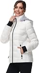 ANOTHER CHOICE Veste Hiver Down pour Femme, Vestes d'hiver chaude pour Femme avec Hood