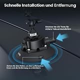 SMALLRIG Support à Ventouse 4,5" avec Bras Articulé à Rotule, Compatible avec Les Caméras d'action DJI Osmo Action 6/5 Pro/4, Insta360 x5 et GoPro 13/12, Charge Maximale 1,5 kg - 5855B - 5