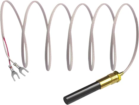 60125501 Thermopile Millivolt Gas Fryer Thermocouple for Pitco 60125501,Thermopile Replacement Parts 36" 750 MV