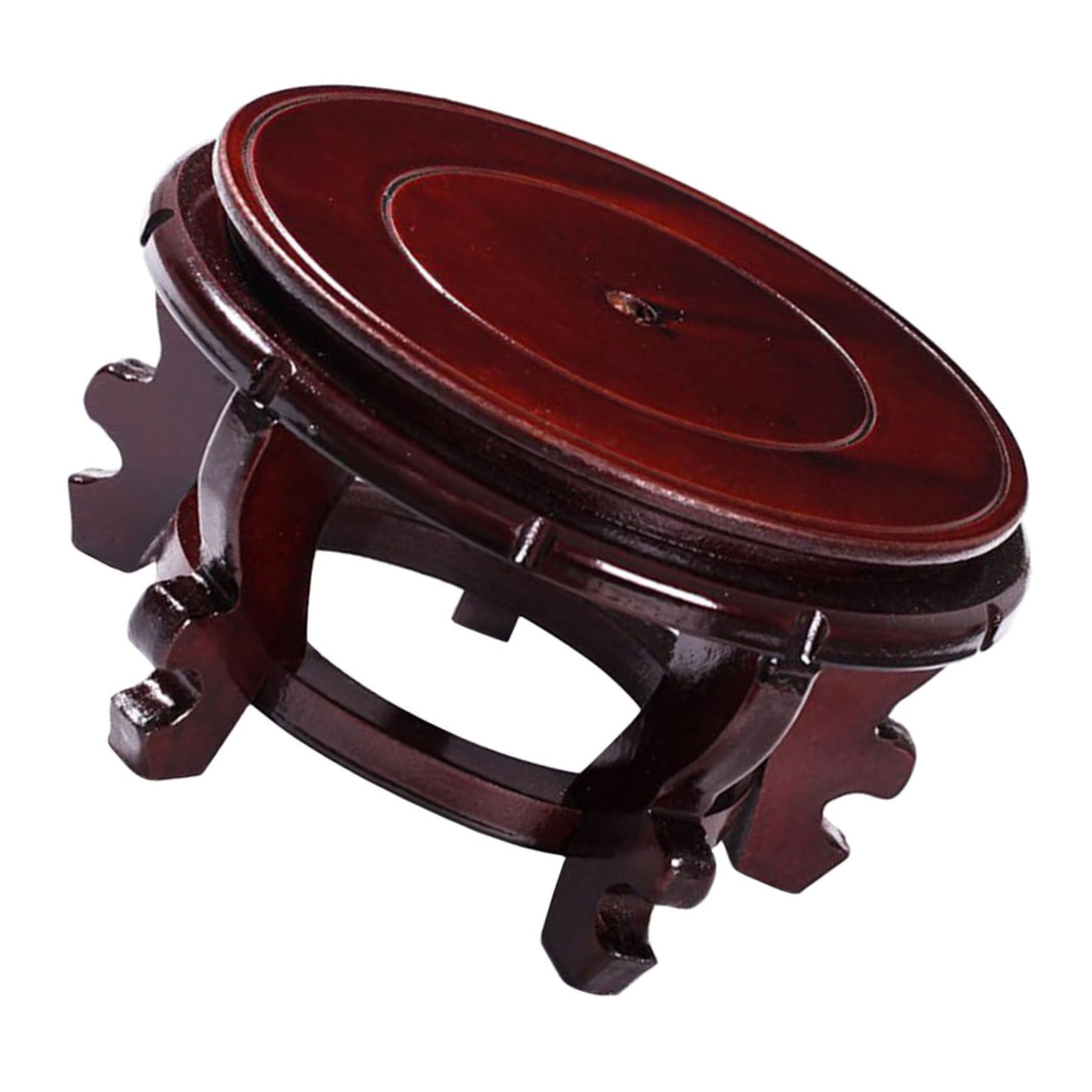 NUOBESTY Soporte y para Macetas Base , Maciza Redonda Madera de Elevador Estable para Plantas en Macetas, Adecuado para Jardinería Ambiente