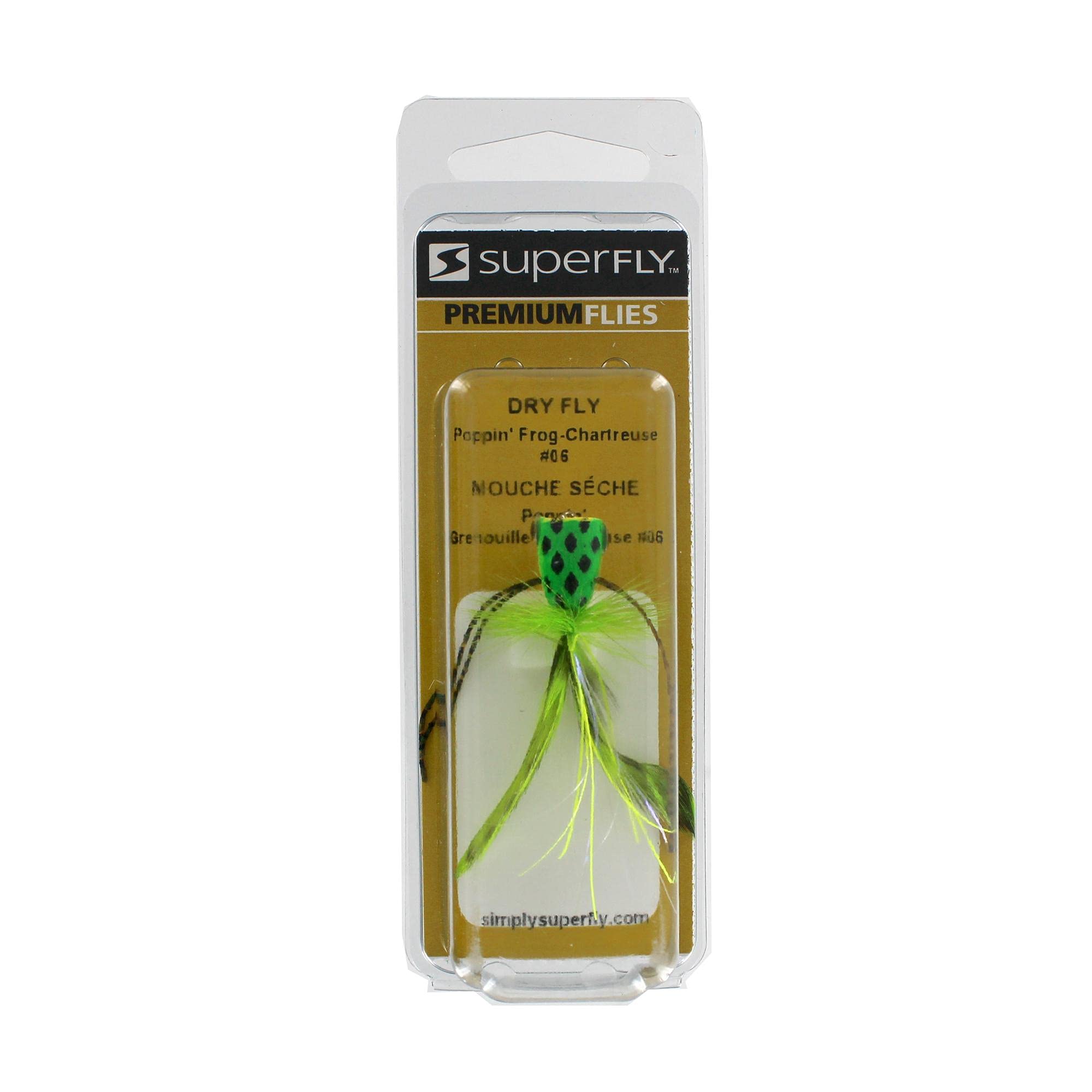 Superfly Popping' Frog #6 Fishing Equipment, Chanteuse