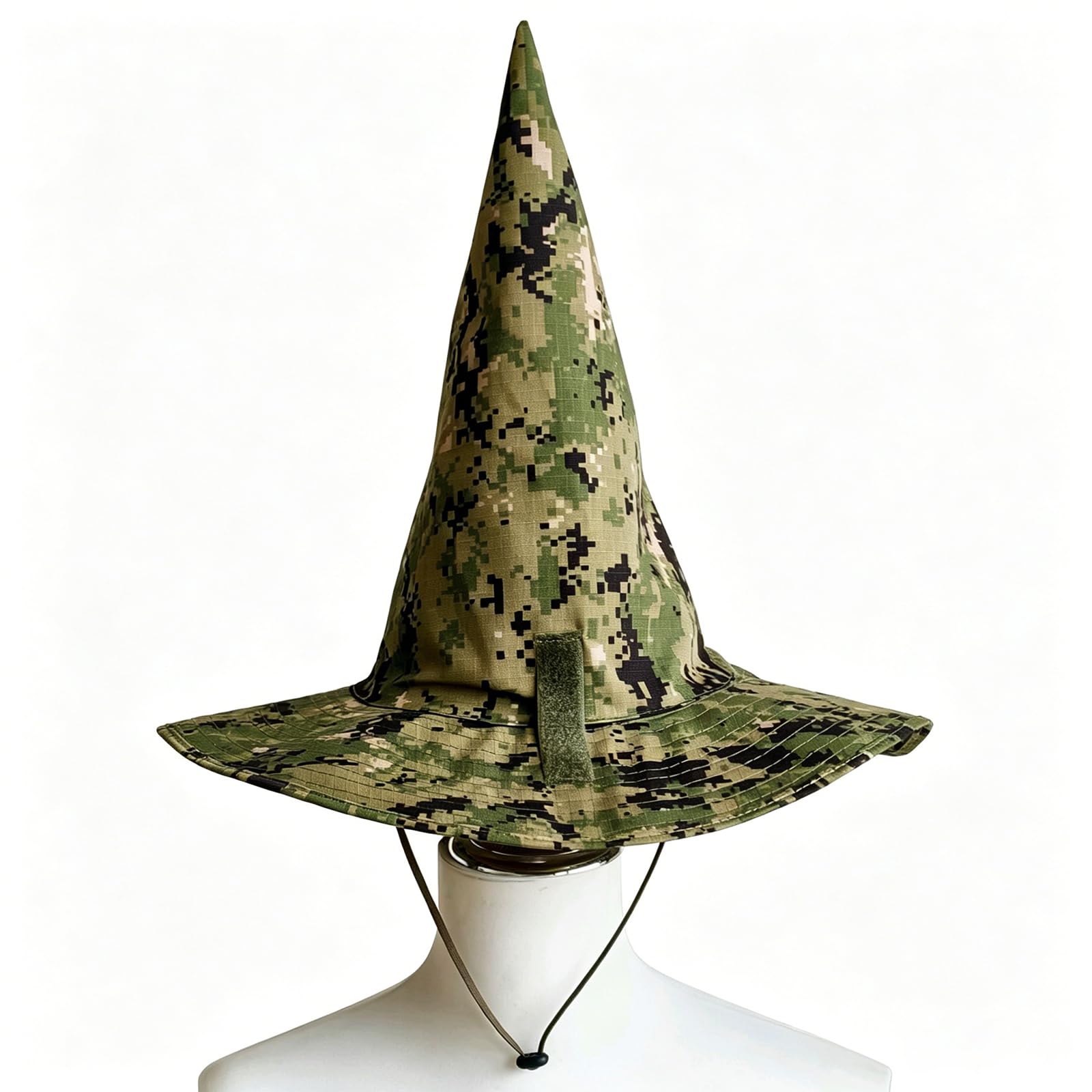 Hanglong Tactical Magic Hat Camouflage Wizard Hat Integrated Hat with Large Brim Cosplay — image 1