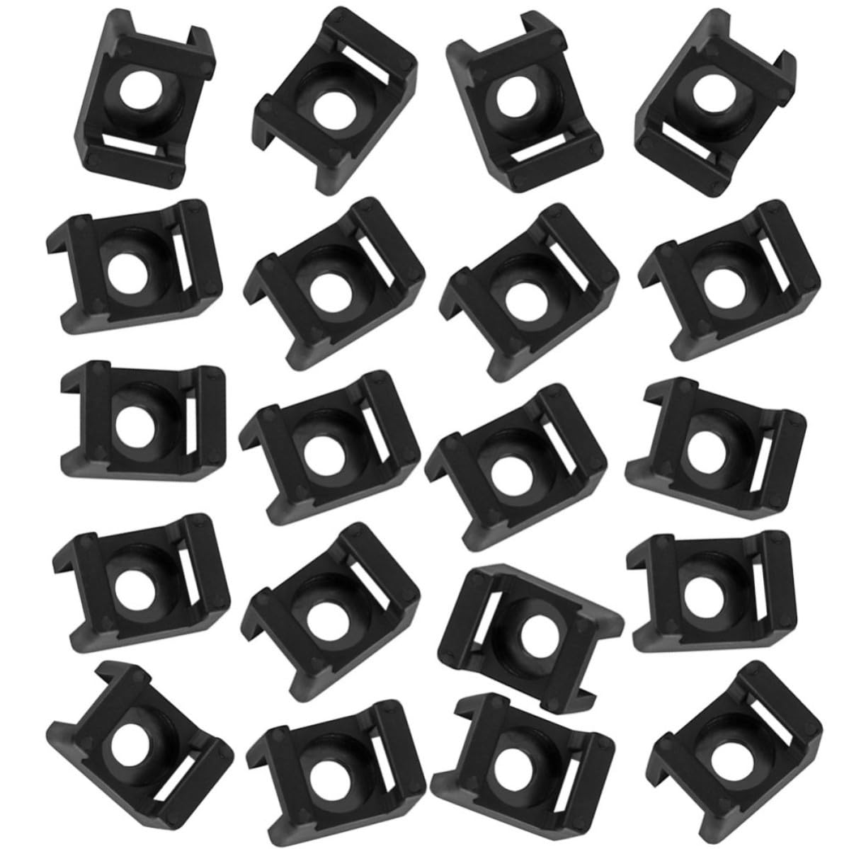 500pcs Nylon Cable Management Clip for Home Cable Fixation, Practical and Easy-to-use Cord Organizer with Lightweight, Safe Design for Electrical Wire Management