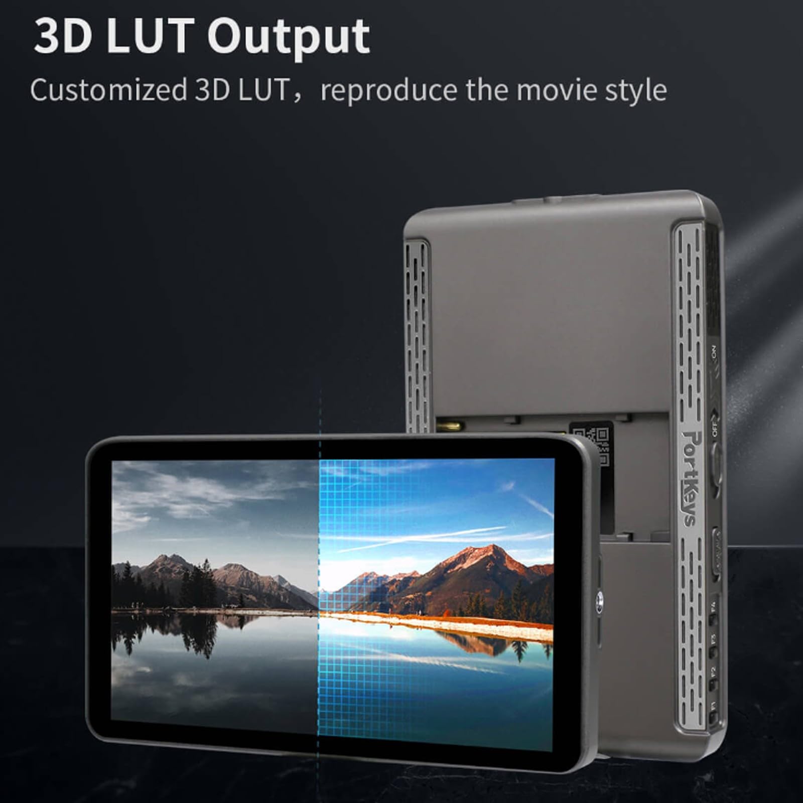 Amazon.com : Portkeys LH7H 7 Inch Camera Monitor, 3D LUT 1000 Nits  