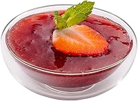 Vista 1 de Restaurantware Forma - Cuencos para salsa de 1 onza, 10 mini cuencos de cristal de doble pared, no se astillan, reutilizables, de vidrio