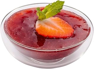 Restaurantware Forma 1 Ounce Dipping Sauce Bowls 10 Double Wall Mini Glass Dessert Bowls - Does Not Chip Reusable Clear Glass Small Tasting Bowls Rolled Rim For Mini Appetizers Or Ingredients