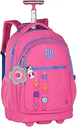 Mochila Infantil Menina RB Rebecca Bonbon Holografica juveni (Rosa)