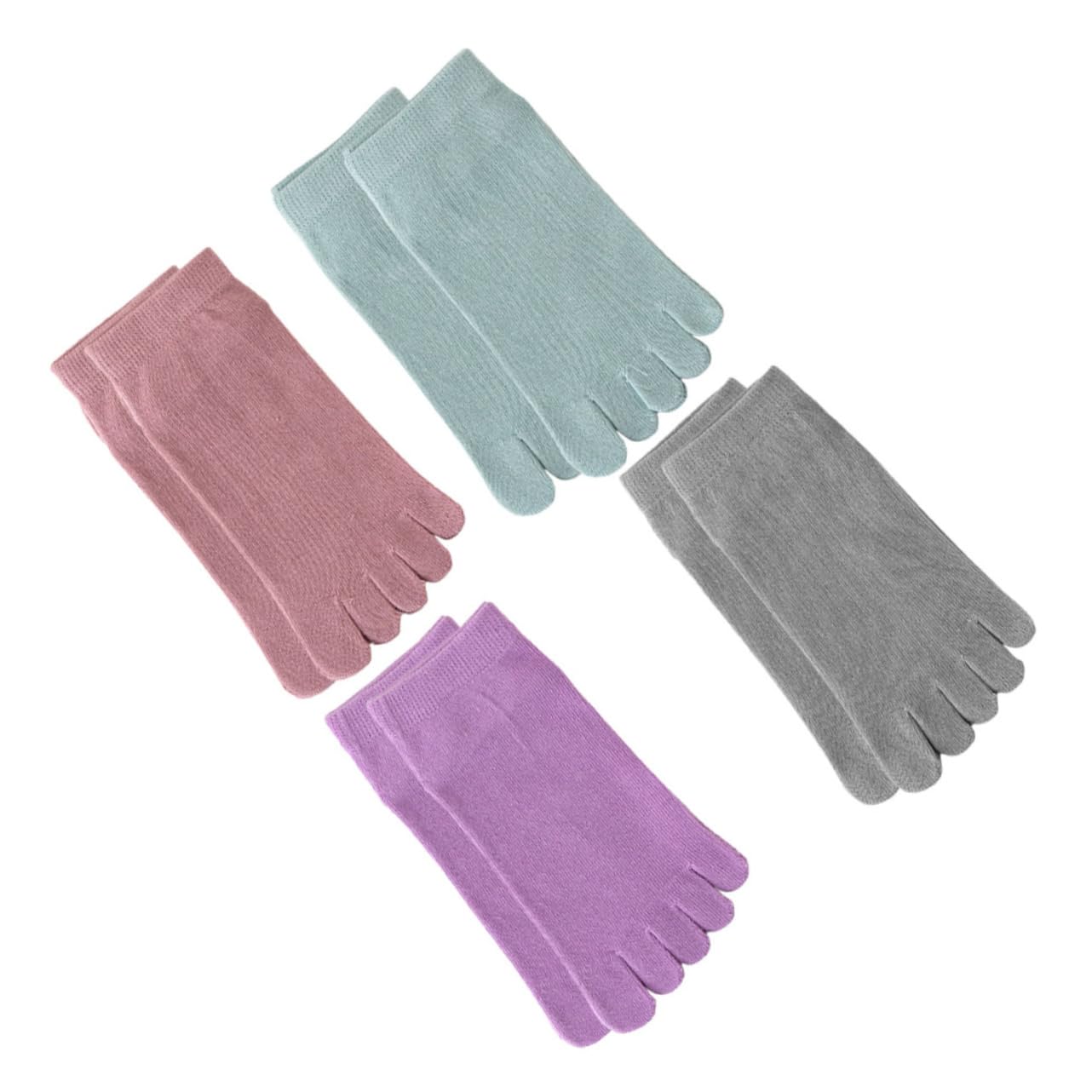 BESTYASH Calcetines Con Dedos Calcetines Altos Para Mujer Calcetines Bajos Invisibles Calcetines De Cinco Dedos Calcetines Separados Calcetines Para Mujer Calcetines Cortados