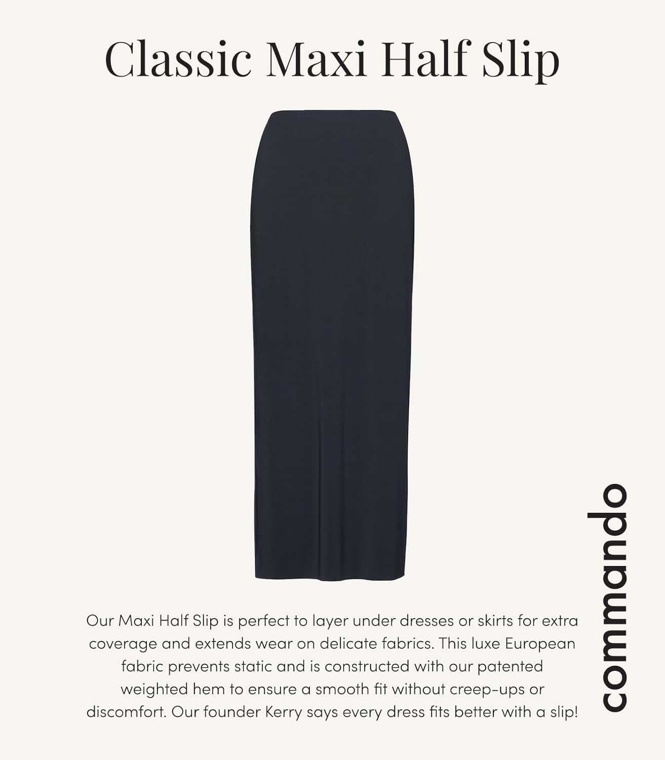 commando Women's Classic Maxi Half Slip