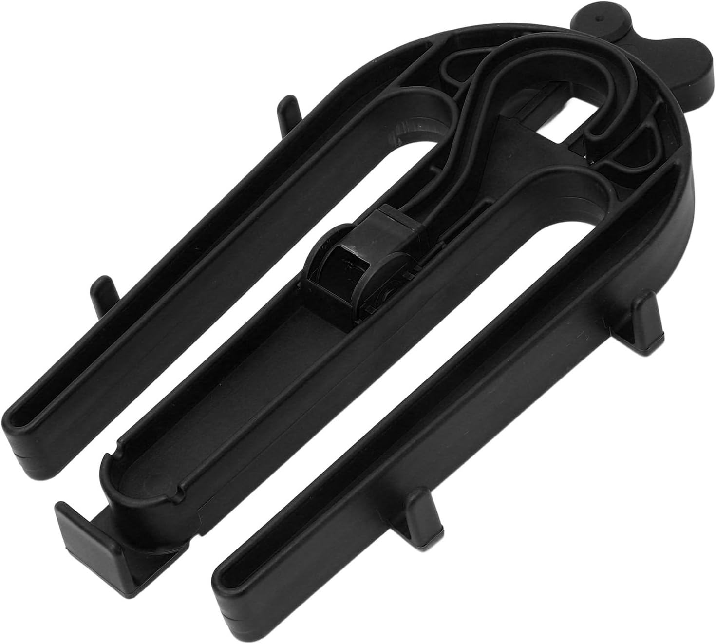 Heavy Duty Wetsuit Hanger for Surfing and Scuba Diving – Foldable ABS Suit Rack with 360° Rotating Hook for Fast Drying Wet Suits Boots and Gear (Black)