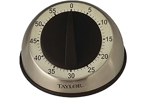 Taylor Manual Timer for Studying, Work, Cooking, and More