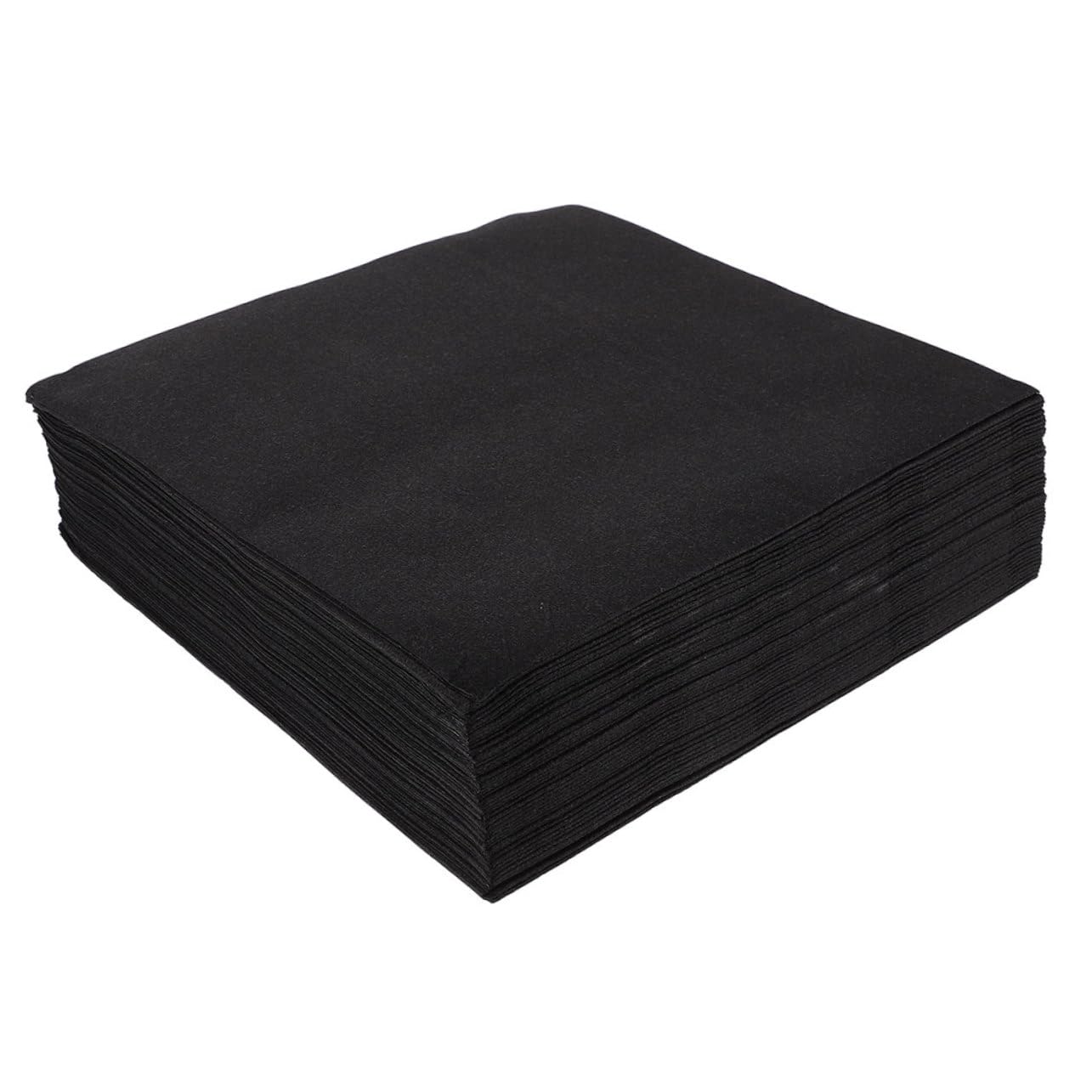 100 Schwarze Papierservietten Elegante Schreibtischservietten mit Dicker Ausführung Hautfreundlich und Auslaufsicher für Dinner und Treffen