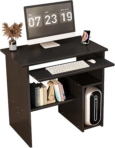 Miniatura 1 de Escritorio para computadora, mesa de computadora de oficina en casa con soporte para CPU, escritorio de estudio, mesa para computadora portátil con