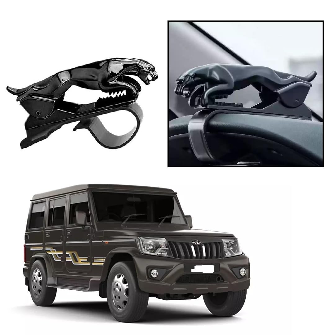 Best Fix Clip Type Jaguar Shape Car Dashboard Mobile Stand Holder for Mahindra Bolero-image-33