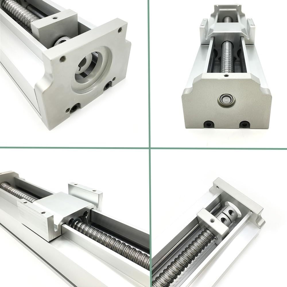 W pełni zamknięta liniowa prowadnica szynowa o szerokości 80 mm z skokiem od 100 mm do 600 mm stół przesuwny scena SFU1605 śruba kulowa siłownik liniowy narzędzia DIY (200 mm)