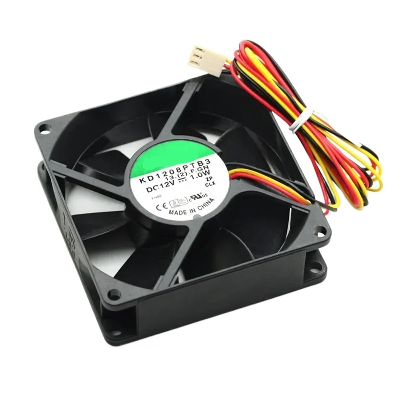Uitgvdqat One Color Kd1208ptb3 12V 1.0W 8025 Double Ball Bearing Fan