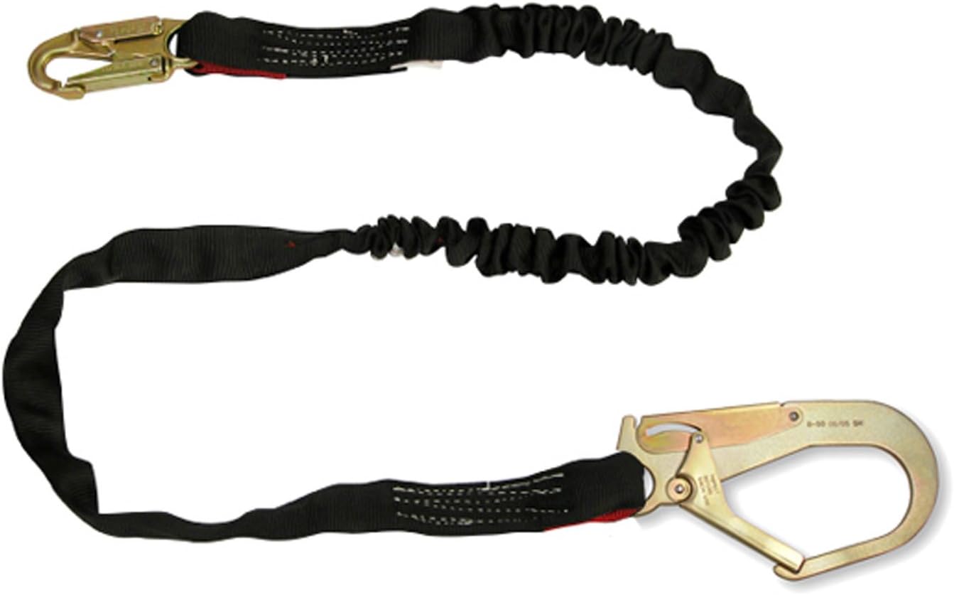 FallTech 72463 Heavyweight 6Foot Shock Absorbing Lanyard with 18