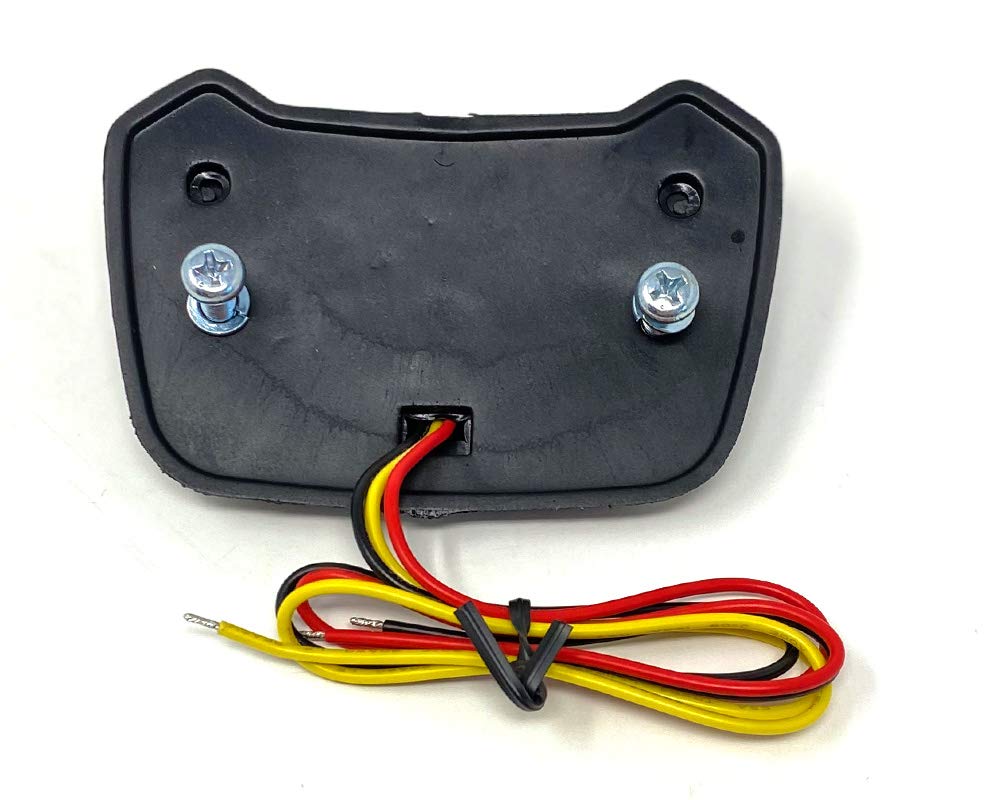 Feu Arrière LED Moto Motocross Supermotard Cafe Racer Roadster Streetfighter Produit Universel Homologué Longeur 91mm. S’adapte Parfaitment Pour Le Top Case