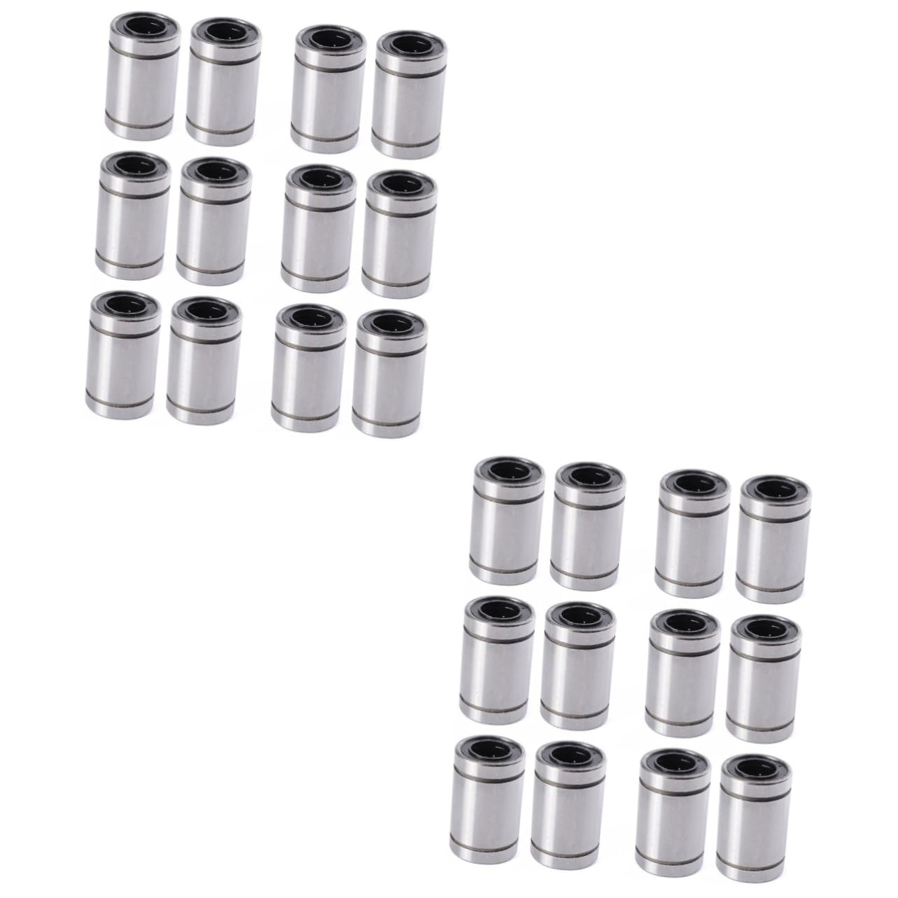 Roulements linéaires de précision LM8UU pour guidage fluide CNC et RepRap - 24 pcs - 8