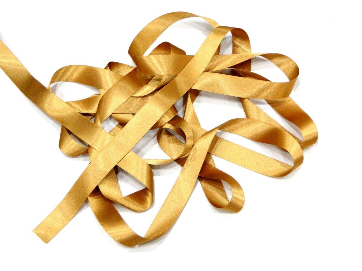 Berisfords 50Mm Old Gold Satin Ribbon Double Sided 3501 (10 Meters)