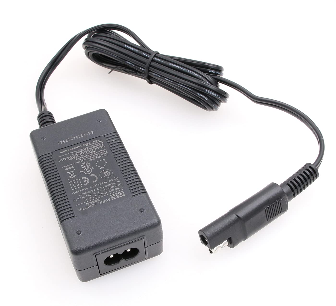 A00302 - Cable de alimentación con adaptador de carga para GPS HiPer a SAE de 2 pines