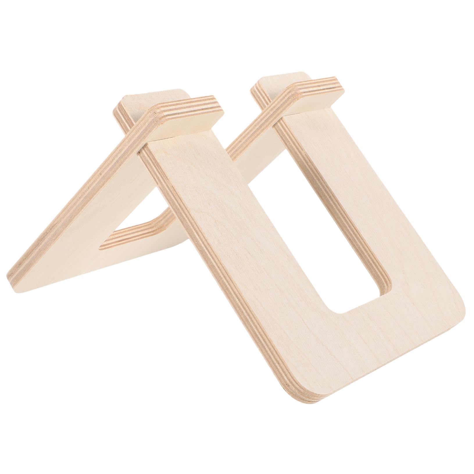 DIYEAH Wooden Bike Holder Detachable Parking Stand for Bikes Scooters Smooth Finish DIY Display Rack Friends Family Convenient and Portable Bike Support