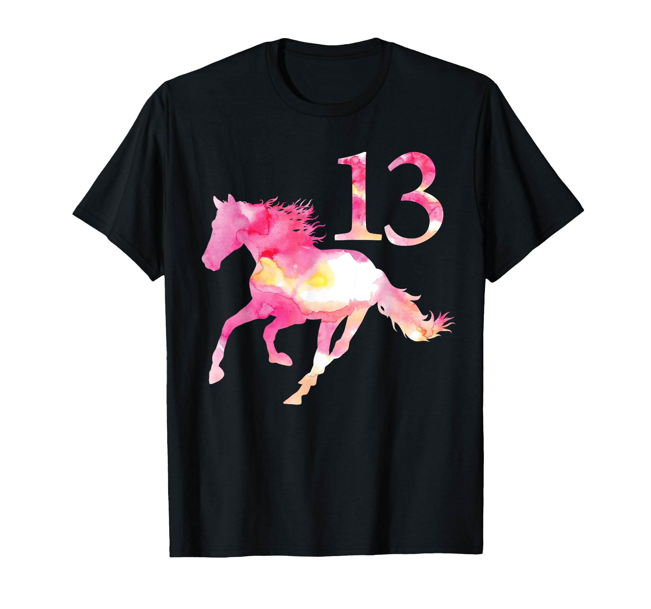 Kids 13th Birthday Horse Gift T-Shirt for 13 Year Old Girls T-Shirt