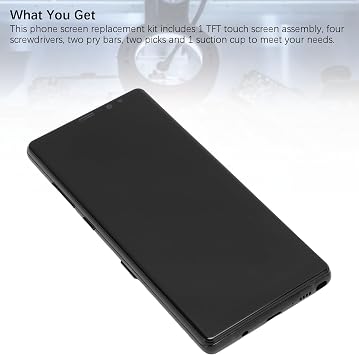 Note 8 Screen Replacement, LCD Screen Display Touch Digitizer Assembly with Frame and Repair Tools, Phone Screen Replacement for Note 8