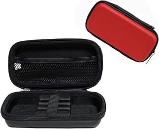 Blue EVA Dart Organizer for Steel Soft Tips, Blue EVA, Red
