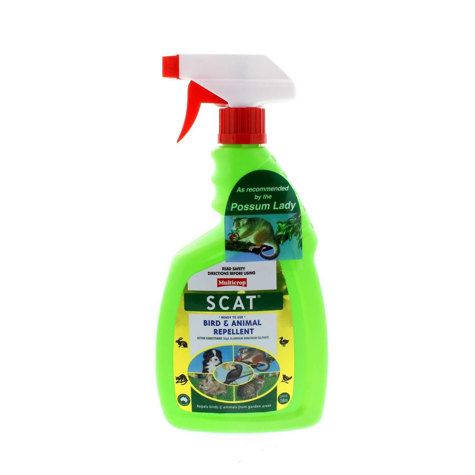 Multicrop Scat Bird Animal Repellent Ready To Use Possum Vermin 750ml Amazon Com Au Home
