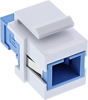 InLine Keystone - Conector para conector LWL (monomando, cerámica), color blanco