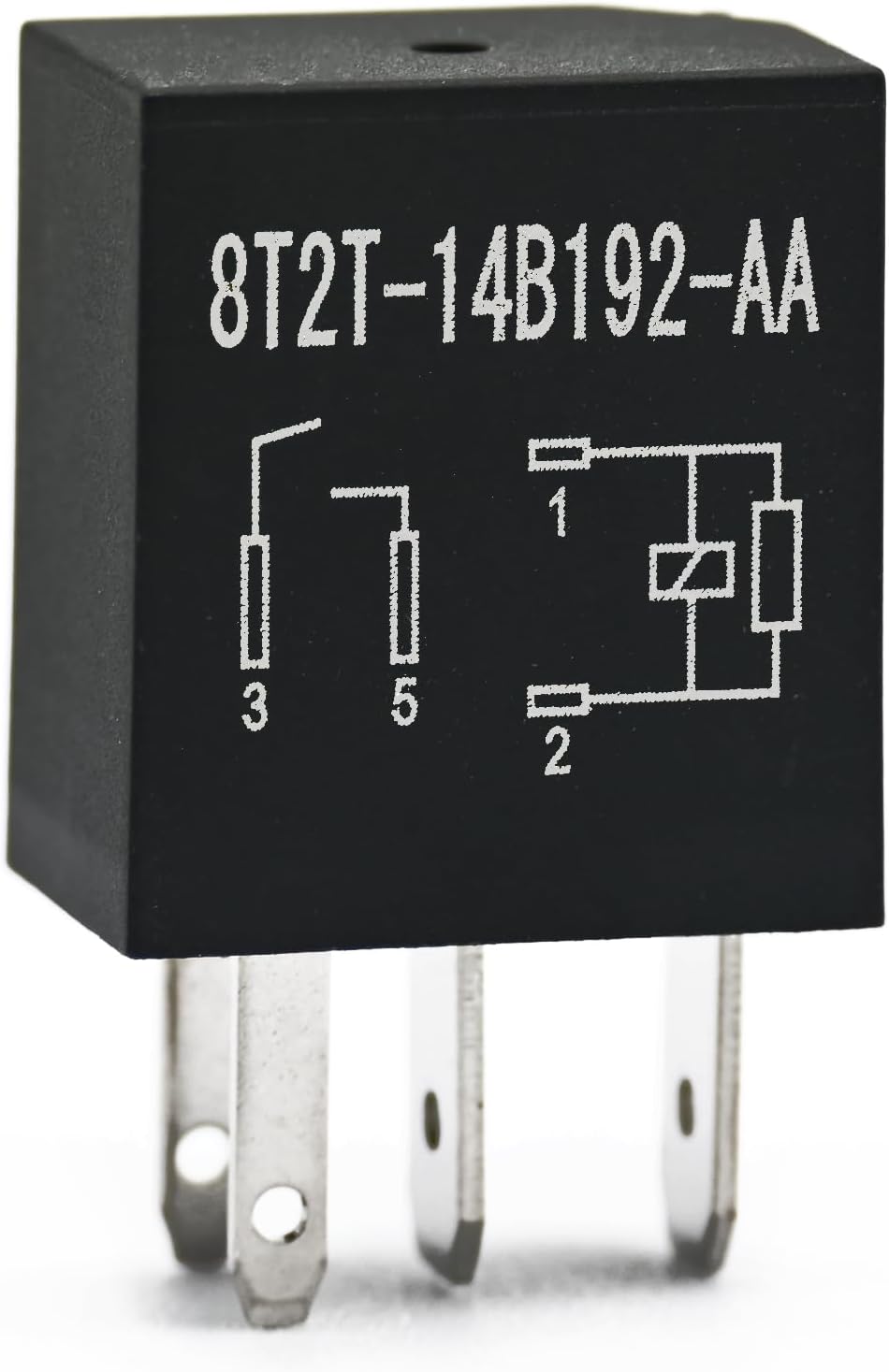 8T2T14B192AA 8T2T-14B192-AA 2 pcs 4 pin Multi Purpose Relay Compatible with Ford Compatible with F-150 Compatible with F-250 F-350 F-450 F-550 F150 F250 F350 F450 F550 Super Duty Fusion Expedition
