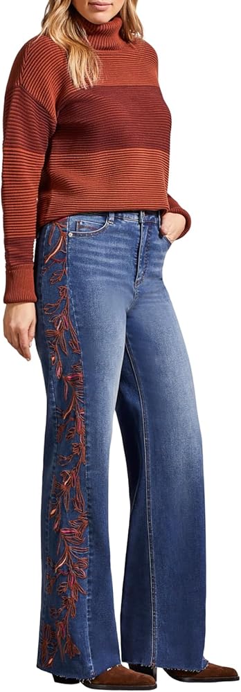 パンツ Tribal Embroidery Flared Jeans Sixh Tribal Tattoo Embroidery Flared Jeans – Paroxa