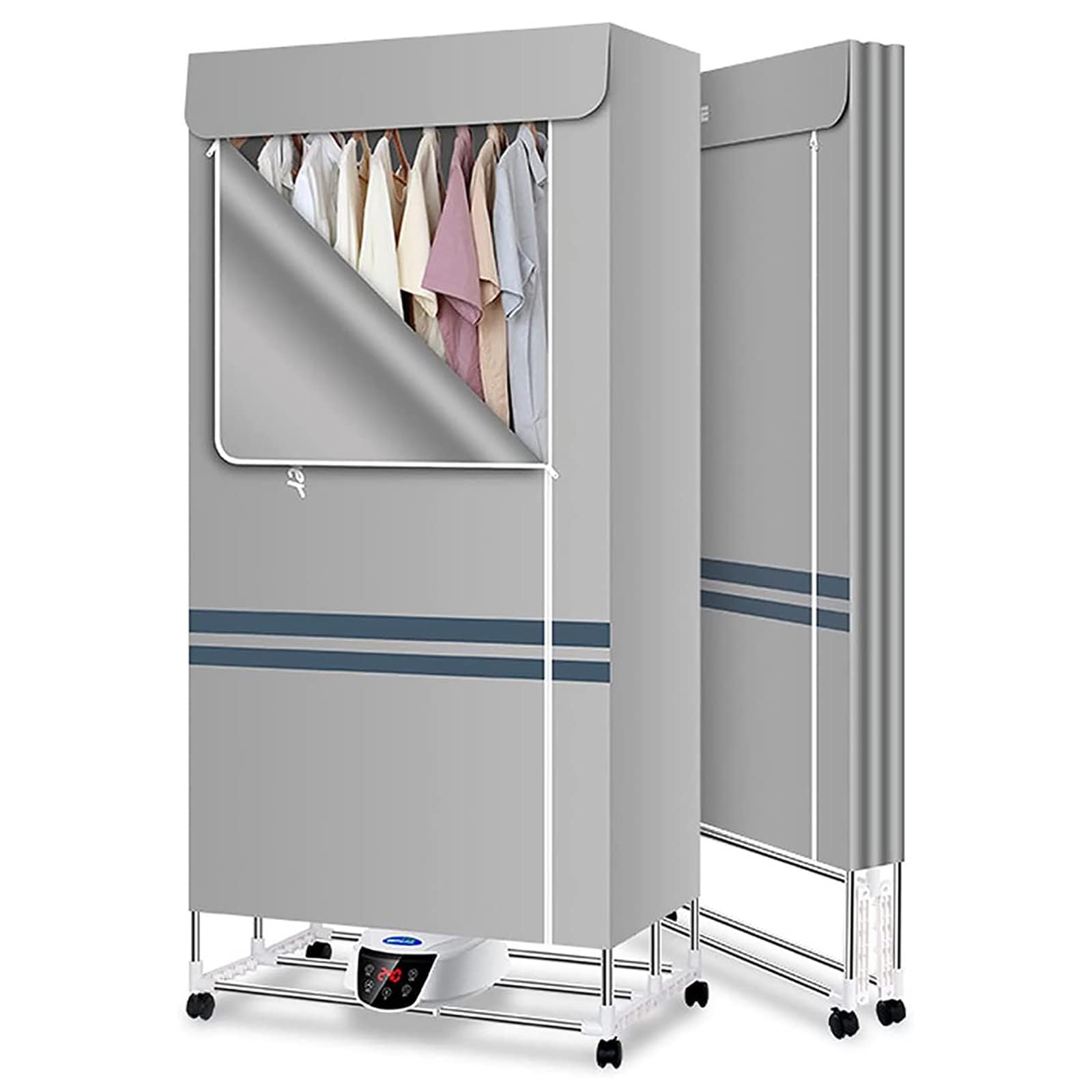 Aaoclo 2300w Heated Clothes Airer Dryer Rack Foldable Electric