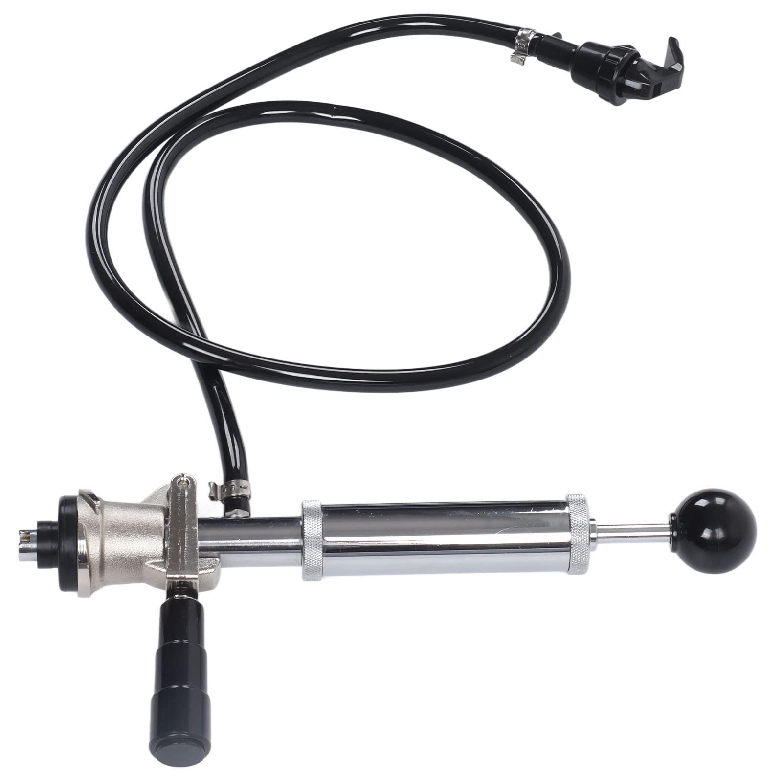 Bomba para barriles de cerveza de acero inoxidable a prueba de fugas, dispensador de grifo tipo S con manguera de 41,3 pulgadas para picnic, fiesta y boda, grifo manual resistente