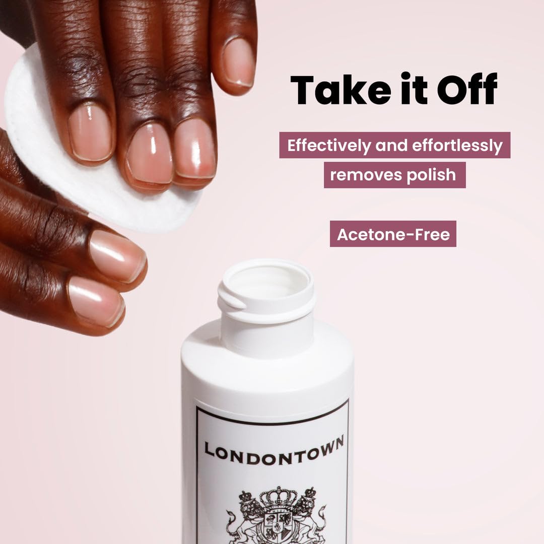 LONDONTOWN Most-Loved & Must-Haves Complete Nail Polish Set - Manicure Essentials, Nail Care, Cuticle Tools with Nail Polish