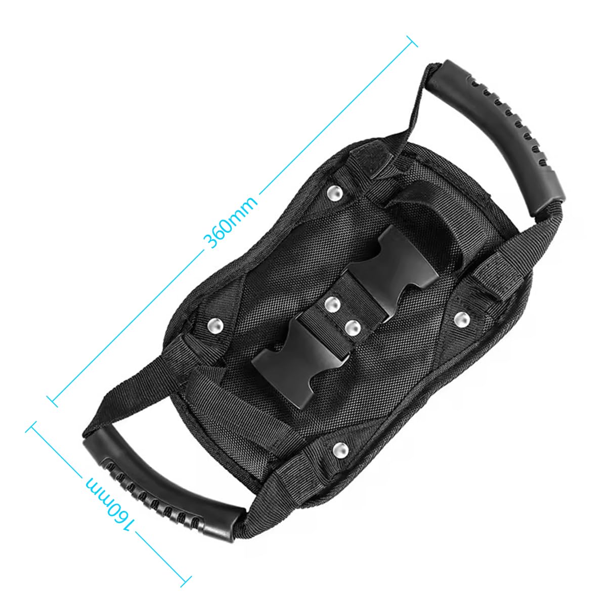 Imbracatura Moto Cintura Sicurezza Motocicletta, Maniglia Cinghia Regolabile, Presa Passeggero Robusta Cintura Passeggero
