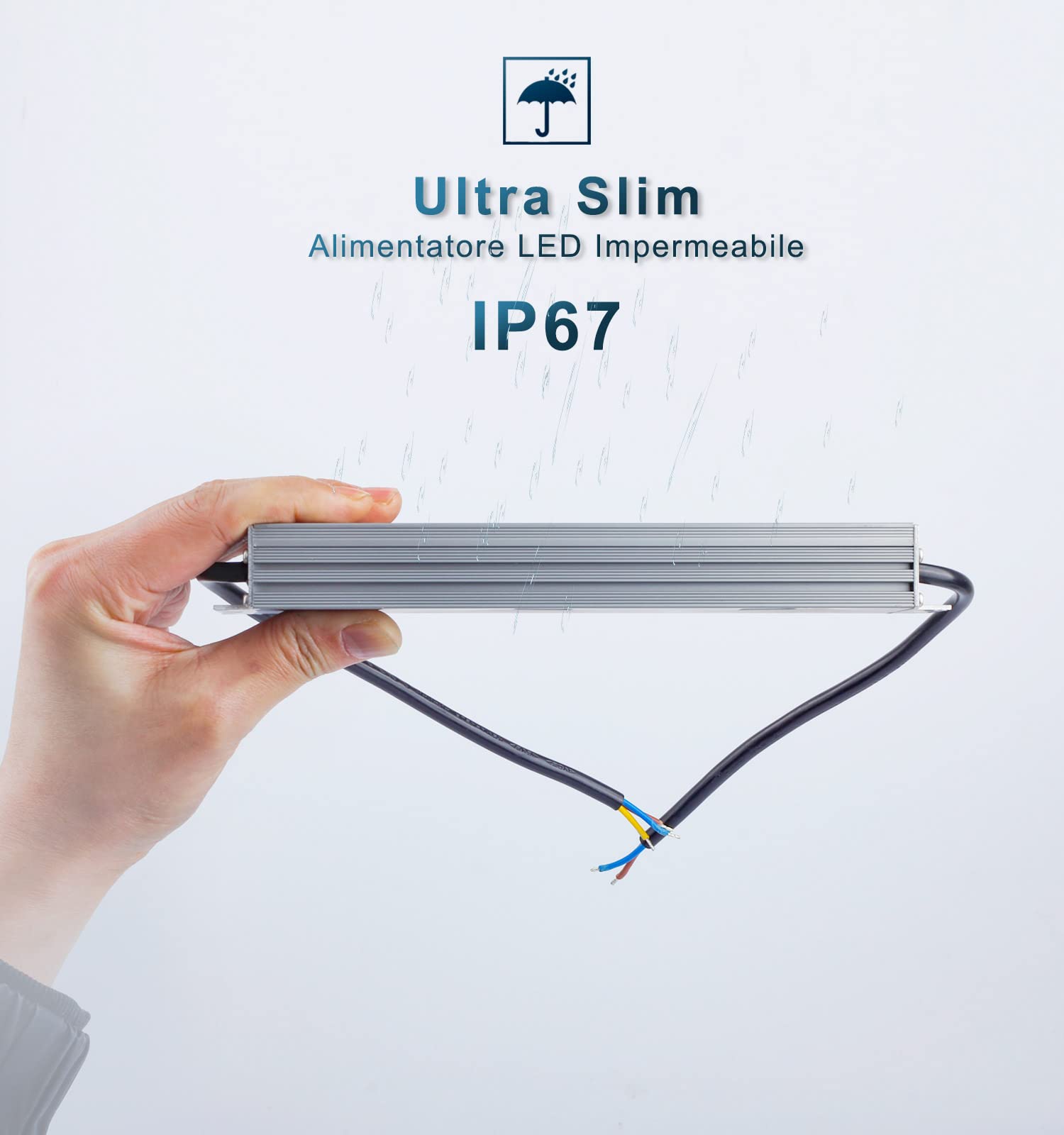 Alimentatore LED 12V 100W IP67 Impermeabile DUSKTEC - Trasformatore Per Strisce LED, Luci Da Esterno E Interno - Foto 5