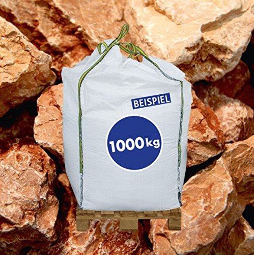 1000 kg Big Bag Gabionen Steine Marmorkies Rosso Verona 70-120 mm -