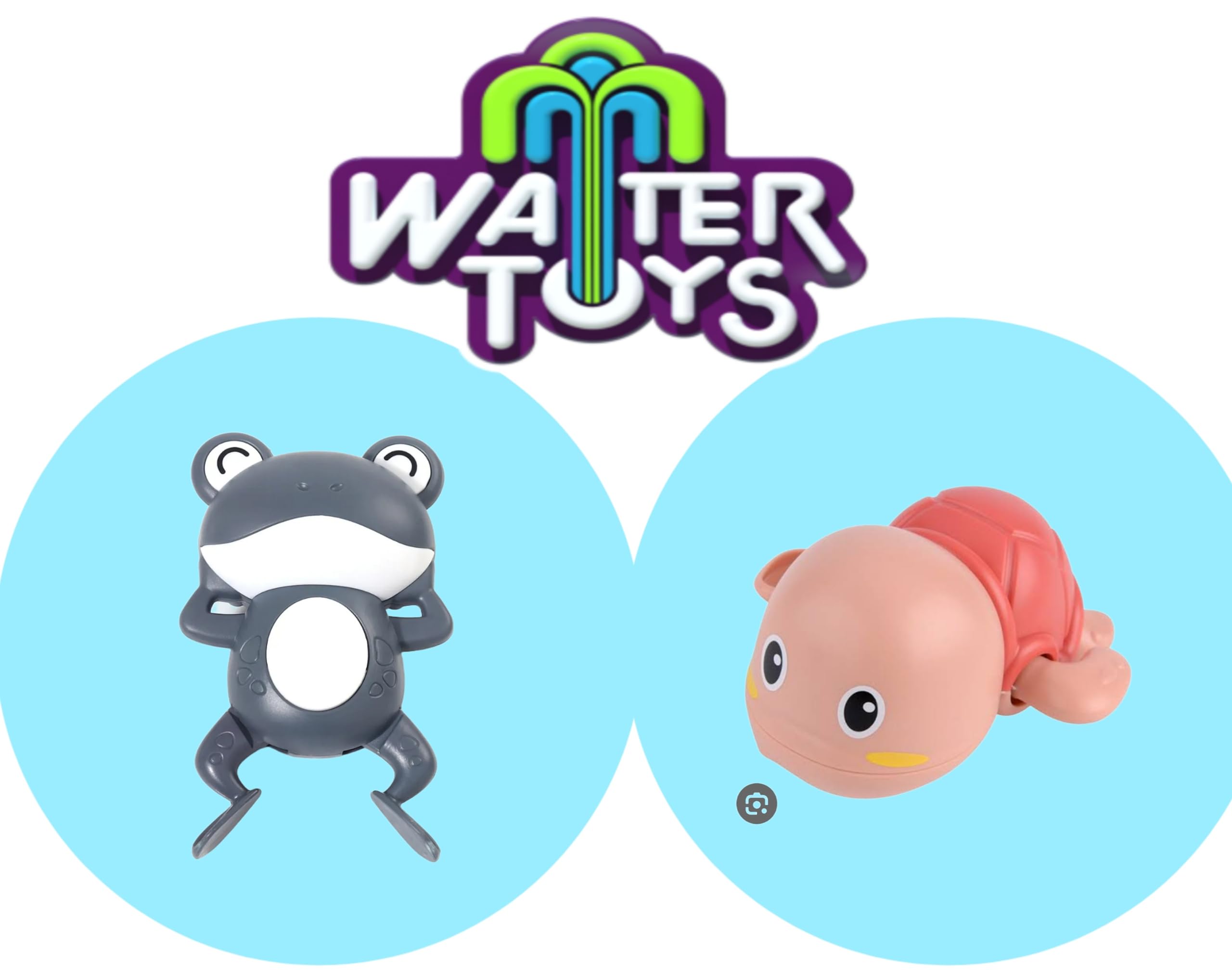 COSMOBABY Premium (Turtle & Frog Combo) Bath Toys, Cute Swimming Bath Toys for Toddlers 1-3, Floating Wind Up Toys for 1-5 Year Old Boy Girl, New Born Baby Bathtub Water Toys, Proudly Made in India (B0CHMPDVWM) Amazon Price History, Amazon Price Tracker