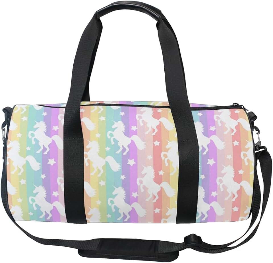 unicorn duffle bags for girls