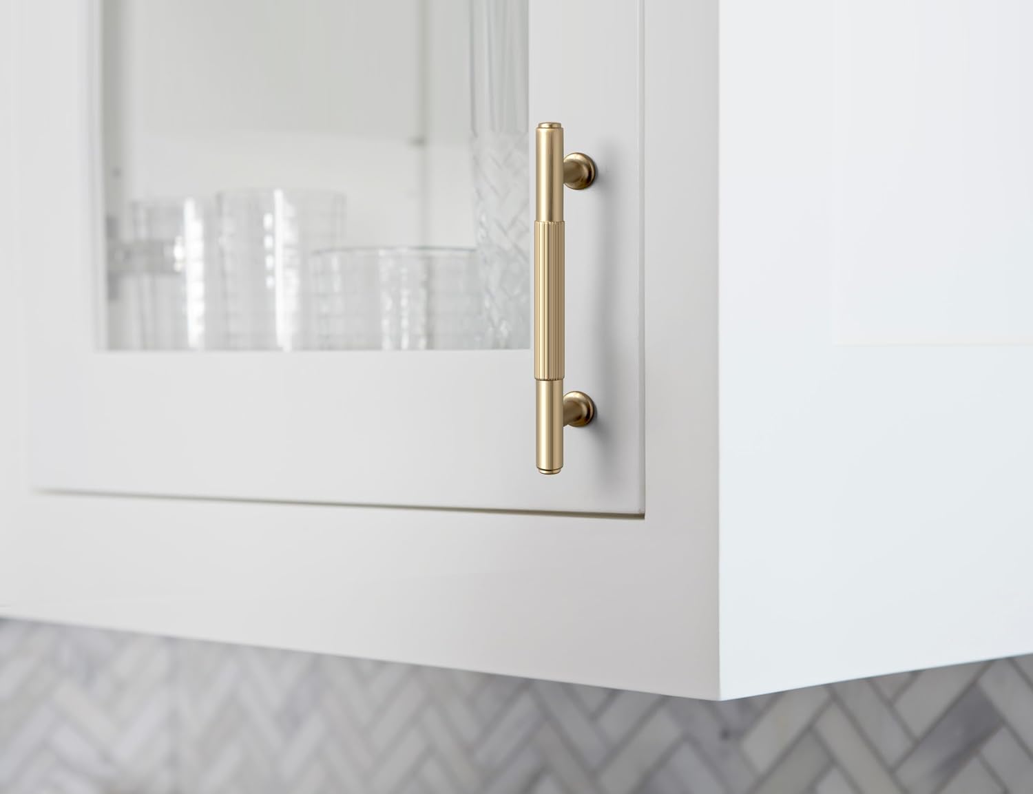 Goo-Ki 6 Pack Champagne Bronze Cabinet Pulls Drawer Pull, 3"(76mm) c-c Kitchen Hardware,Modern Zinc Alloy Bar Cabinet Drawer Handles