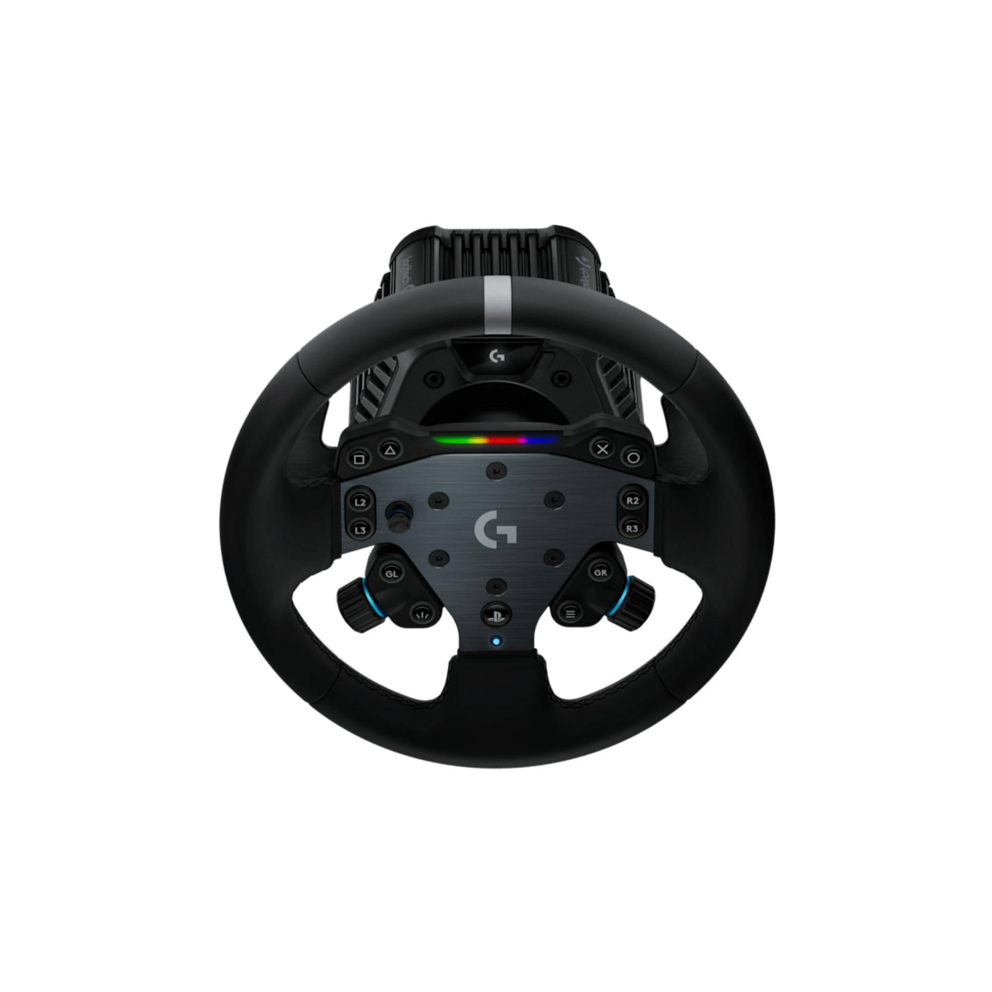 Logitech G RS50 System, 3-szt zestaw do symulatorów wyścigów | PS5/PS4/PC, Brytyjska wtyczka zasilania - Czarny