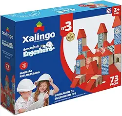 Brincando de Engenheiro 73 Peças Xalingo