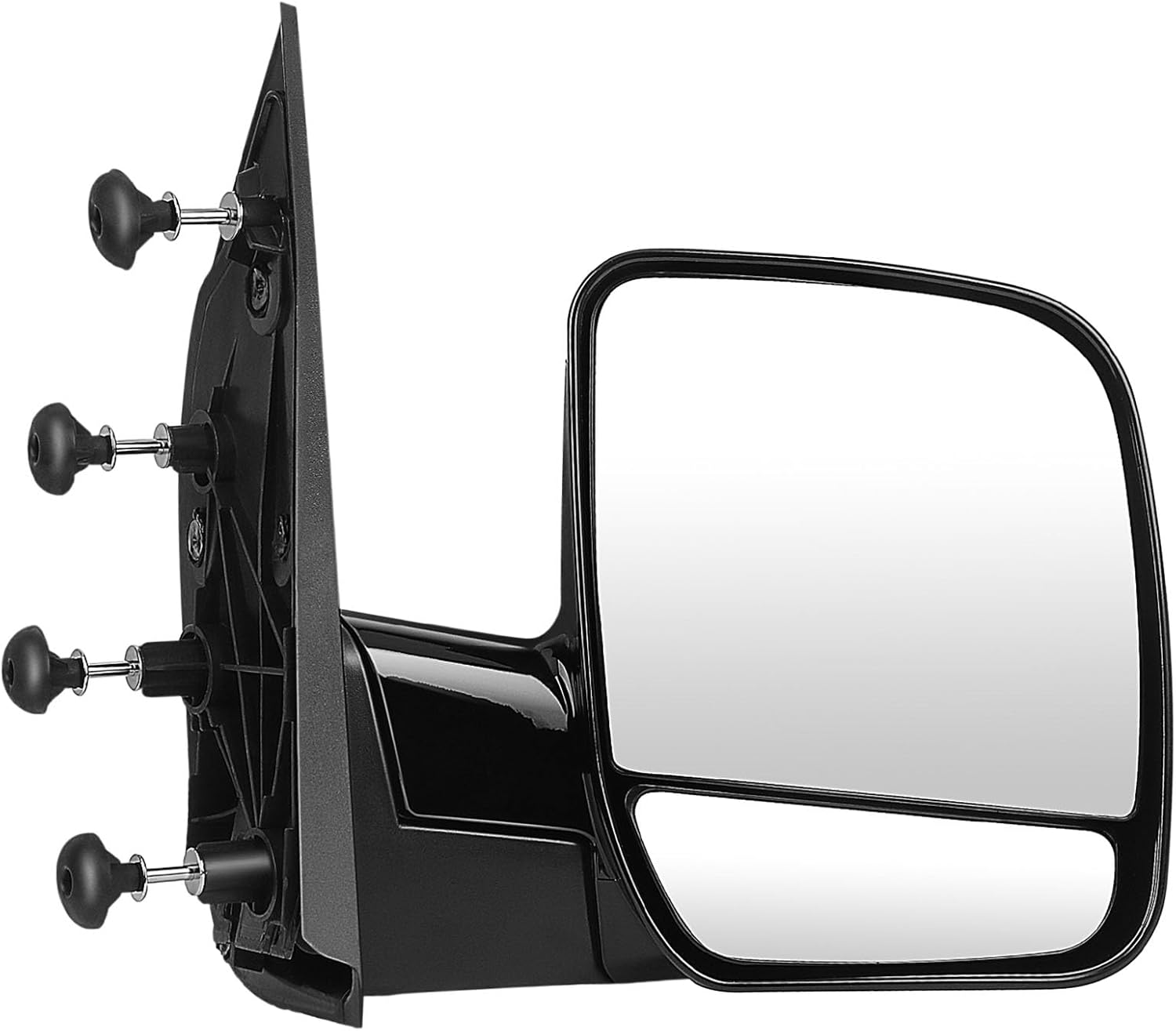 ECCPP Folding Manual Side View Mirrors Right Passenger Side Tow Mirror Replacement fit for 2002 2003 2004 2005 2006 2007 2008 For Ford E150 E250 E350 E450 E550 Econoline Van (Passenger Side (RH)) 2002-2008 For Ford E150 Van E250 Van E350 Van E450 Van E550 Van Passenger Side