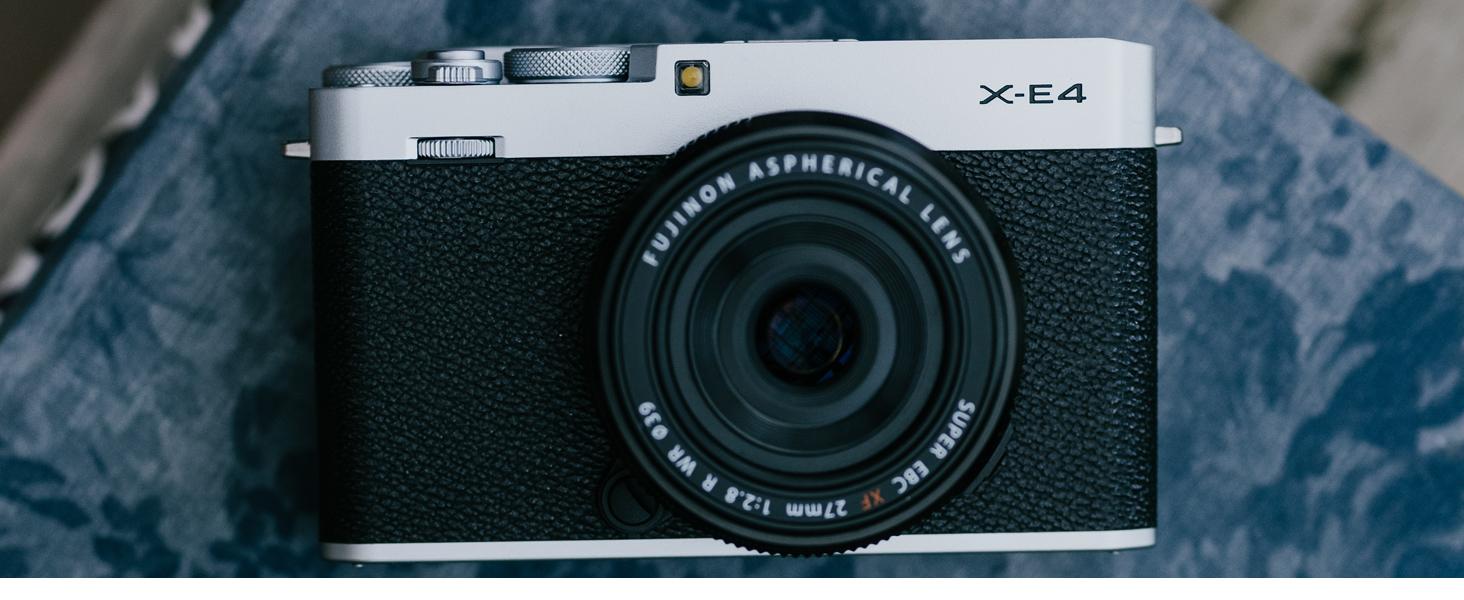 Fujifilm 16673885 X-E4 Mirrorless Digital Camera, F2.8 R Weather