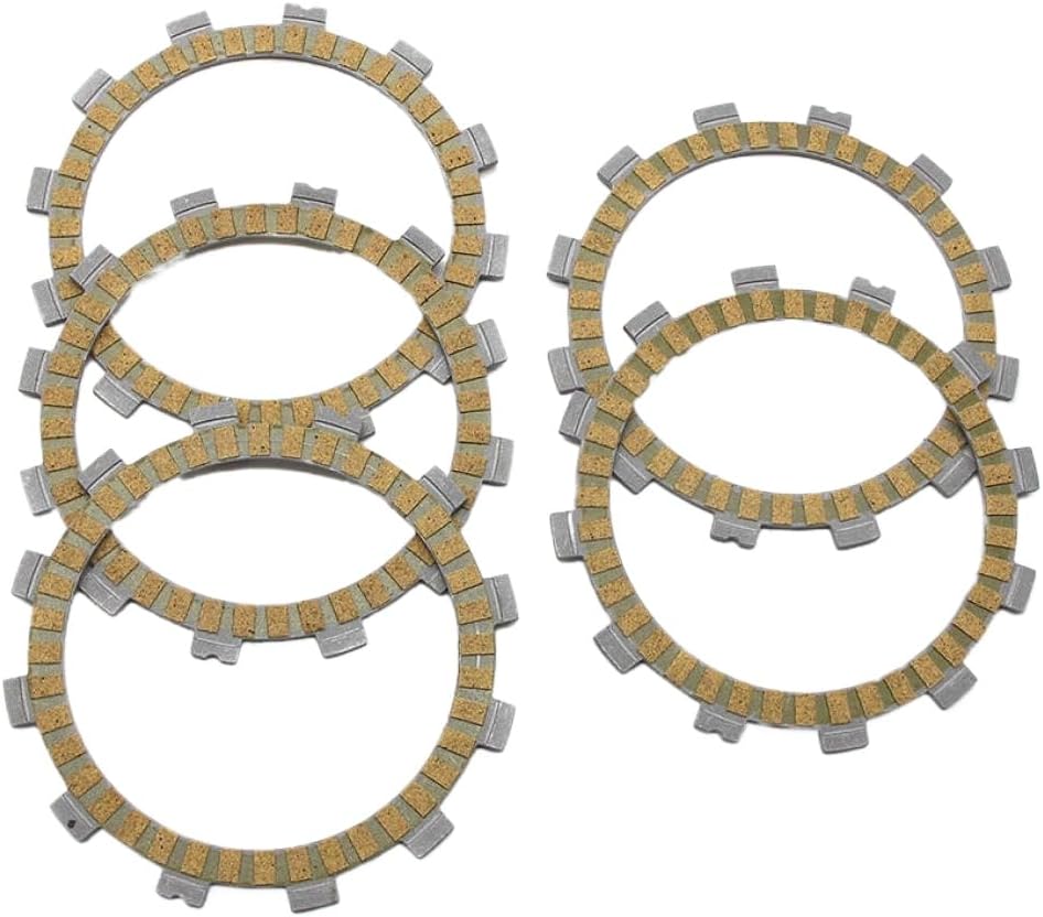 Motorcycle Clutch Friction Disc Plate Kit 21441-13A01 Compatible With RM80 B C N XX XE XF HF K L M N P V W X Y K1 RM85 RM85L