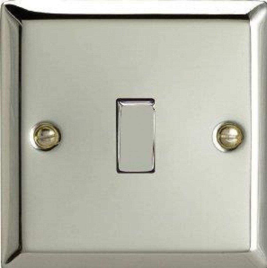 Varilight - 1G 1 or 2W 10A Switch Mirror Chrome - XC1D
