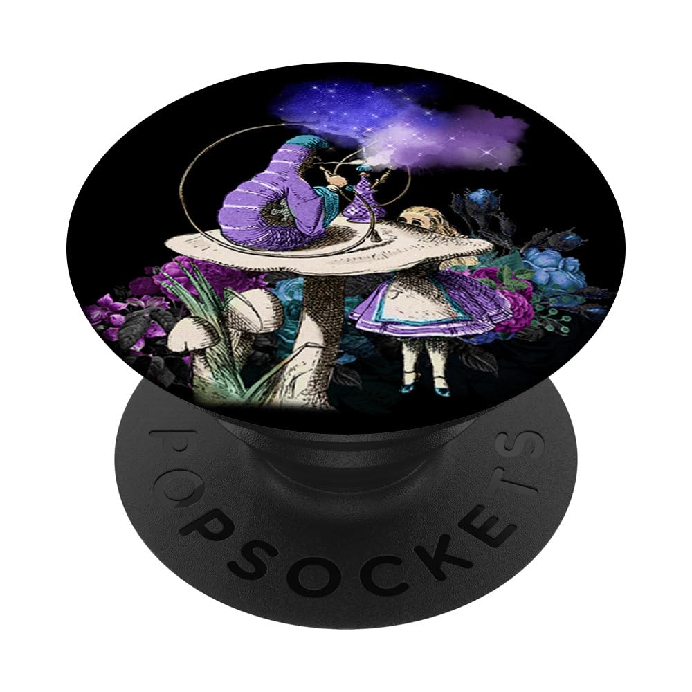 Alice In Wonderland Caterpillar Smoking Vape PopSocket - MagSafe Phone Grip For IPhone 12-14